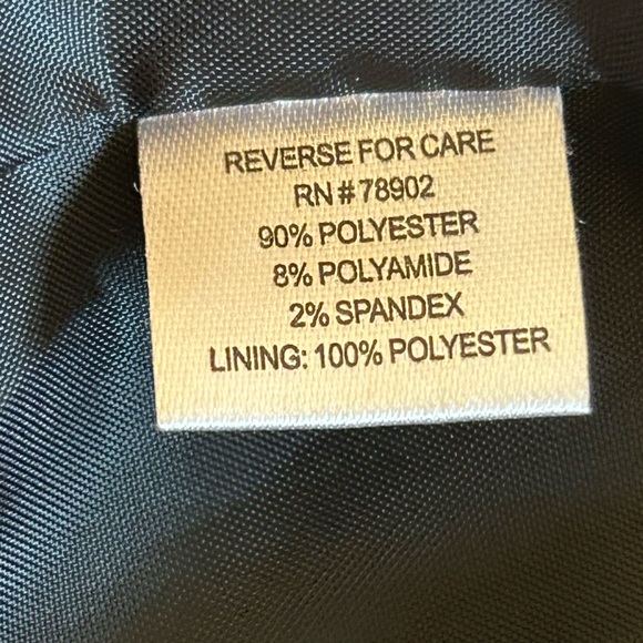 Erin London Zipper down Jacket - Black & Gold - Large - Fully Lined - Picture 10 of 11